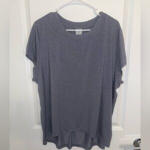 Athleta Heather Gray Short Sleeve Tee